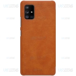 کیف محافظ چرمی نیلکین سامسونگ Nillkin Qin Case For Samsung Galaxy A71 5G