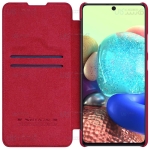 کیف محافظ چرمی نیلکین سامسونگ Nillkin Qin Case For Samsung Galaxy A71 5G