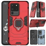قاب محافظ ضد ضربه انگشتی سامسونگ Ring Holder Iron Man Armor Case Samsung Galaxy S20 Ultra