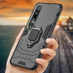 قاب محافظ ضد ضربه انگشتی شیائومی Ring Holder Iron Man Armor Case Xiaomi Mi 10 / Mi 10 Pro