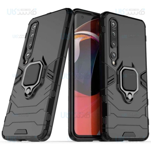 قاب محافظ ضد ضربه انگشتی شیائومی Ring Holder Iron Man Armor Case Xiaomi Mi 10 / Mi 10 Pro