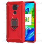 قاب محافظ ضد ضربه انگشتی شیائومی Ring Military Grade Protection Case Xiaomi Redmi Note 9 Redmi 10X 4G