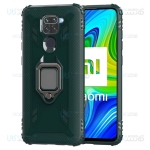 قاب محافظ ضد ضربه انگشتی شیائومی Ring Military Grade Protection Case Xiaomi Redmi Note 9 Redmi 10X 4G