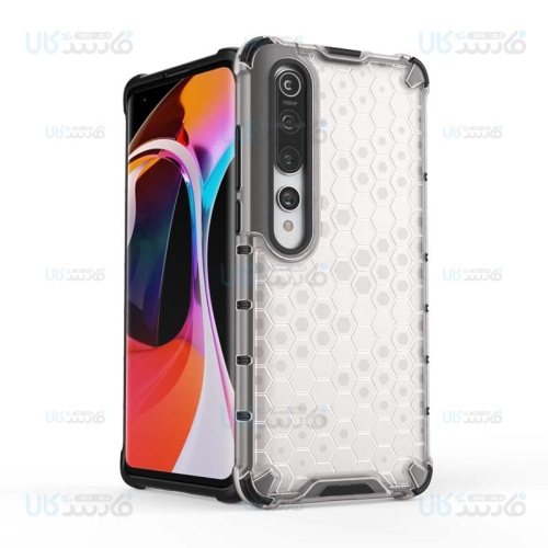 قاب محافظ لانه زنبوری شیائومی Shockproof Honeycomb Air Rubber Case For Xiaomi Mi 10 / Mi 10 Pro