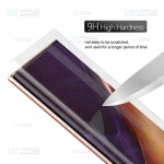 محافظ صفحه شیشه ای تمام صفحه و خمیده یو وی سامسونگ UV Full Glass Screen Protector Samsung Galaxy Note 20 Ultra