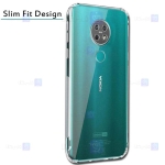 قاب محافظ ژله ای 5 گرمی با محافظ لنز نوکیا Clear Jelly Case For Nokia 6.2 / 7.2