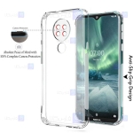 قاب محافظ ژله ای 5 گرمی با محافظ لنز نوکیا Clear Jelly Case For Nokia 6.2 / 7.2