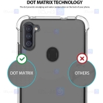 قاب محافظ ژله ای کپسول دار 5 گرمی سامسونگ Clear Tpu Air Rubber Jelly Case For Samsung Galaxy A11