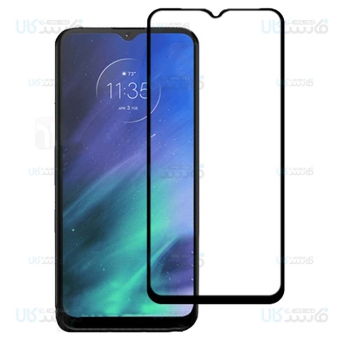 محافظ صفحه نمایش تمام چسب با پوشش کامل موتورولا Full Glass Screen Protector For Motorola Moto One Fusion