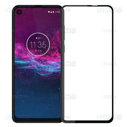 محافظ صفحه نمایش تمام چسب با پوشش کامل موتورولا Full Glass Screen Protector For Motorola Moto P40