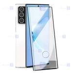 محافظ صفحه نمایش تمام چسب با پوشش کامل سامسونگ با برش اثر انگشت Full Glass Screen Protector For Samsung Galaxy Note 20 Ultra