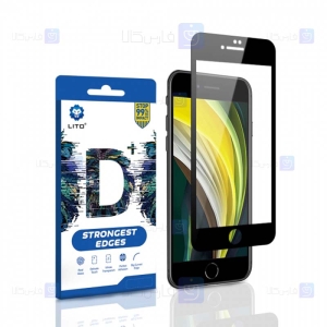 محافظ صفحه نمایش تمام چسب با پوشش کامل لیتو اپل LITO D+ Dustproof Screen Protector For Apple iPhone SE 2020