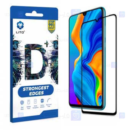 محافظ صفحه نمایش تمام چسب با پوشش کامل لیتو هواوی LITO D+ Dustproof Screen Protector For Huawei P30 Lite Nova 4e