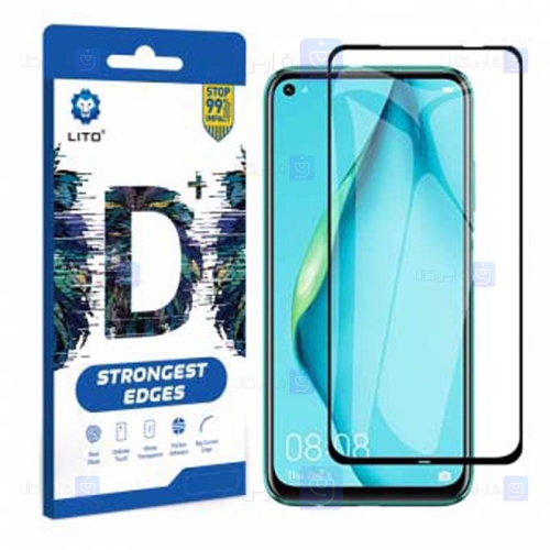 محافظ صفحه نمایش تمام چسب با پوشش کامل لیتو هواوی LITO D+ Dustproof Screen Protector For Huawei P40 Lite Nova 7i Nova 6 SE