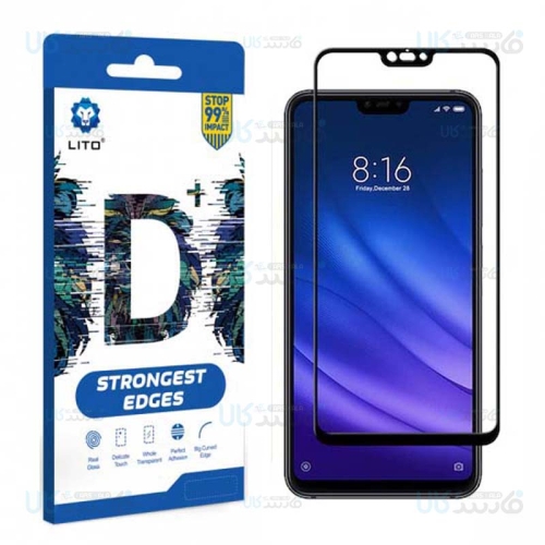محافظ صفحه نمایش تمام چسب با پوشش کامل لیتو شیائومی LITO D+ Dustproof Screen Protector For Xiaomi Mi 8 Lite