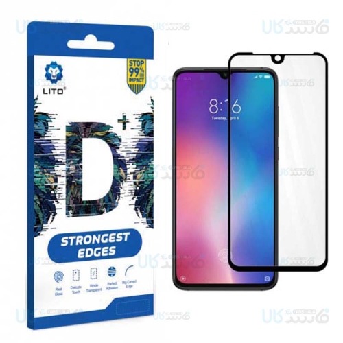 محافظ صفحه نمایش تمام چسب با پوشش کامل لیتو شیائومی LITO D+ Dustproof Screen Protector For Xiaomi Mi 9