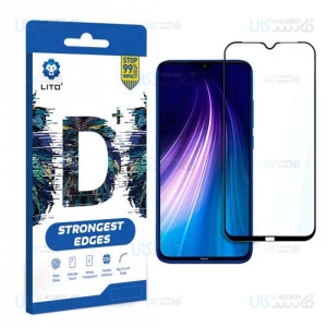 محافظ صفحه نمایش تمام چسب با پوشش کامل لیتو شیائومی LITO D+ Dustproof Screen Protector For Xiaomi Redmi Note 8