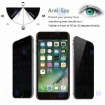 محافظ صفحه نمایش حریم شخصی تمام چسب با پوشش کامل شیائومی Privacy Full Screen Protector For Xiaomi Redmi Note 9 Redmi 10X 4G