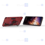 قاب محافظ ضد ضربه انگشتی هواوی Ring Holder Iron Man Armor Case Huawei P30 Pro