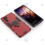 قاب محافظ ضد ضربه انگشتی هواوی Ring Holder Iron Man Armor Case Huawei P30 Pro