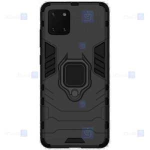 قاب محافظ ضد ضربه انگشتی سامسونگ Ring Holder Iron Man Armor Case Samsung Galaxy Note 10 Lite