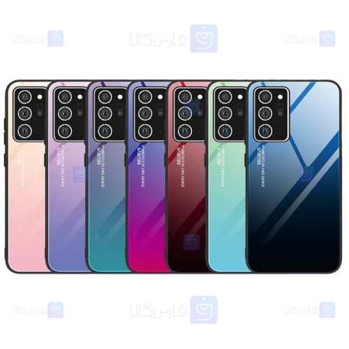 قاب محافظ پشت شیشه ای سامسونگ Tempered Glass Back Case For Samsung Galaxy Note 20 Ultra