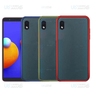 قاب محافظ مات سامسونگ Transparent Hybrid Case Samsung Galaxy A01 Core