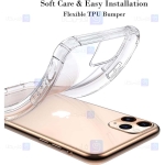 قاب محافظ ژله ای کپسول دار 5 گرمی اپل Clear Tpu Air Rubber Jelly Case For Apple iPhone 12 Pro Max