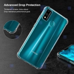 قاب محافظ ژله ای کپسول دار 5 گرمی هواوی Clear Tpu Air Rubber Jelly Case For Huawei Honor 9X Lite