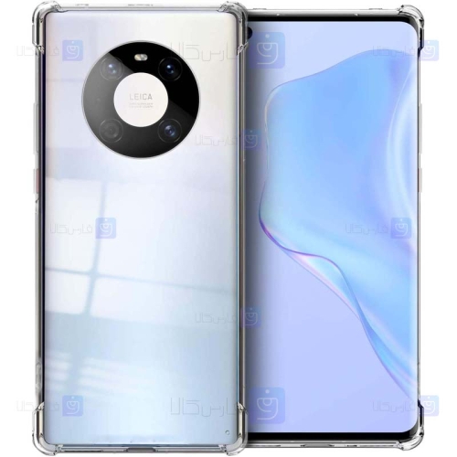 قاب محافظ ژله ای کپسول دار 5 گرمی هواوی Clear Tpu Air Rubber Jelly Case For Huawei Mate 40 Pro Plus
