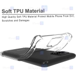 قاب محافظ ژله ای کپسول دار 5 گرمی سامسونگ Clear Tpu Air Rubber Jelly Case For Samsung Galaxy A42