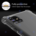 قاب محافظ ژله ای کپسول دار 5 گرمی سامسونگ Clear Tpu Air Rubber Jelly Case For Samsung Galaxy M31s