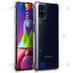 قاب محافظ ژله ای کپسول دار 5 گرمی سامسونگ Clear Tpu Air Rubber Jelly Case For Samsung Galaxy M51
