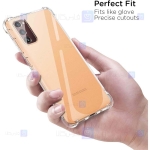 قاب محافظ ژله ای کپسول دار 5 گرمی سامسونگ Clear Tpu Air Rubber Jelly Case For Samsung Galaxy S20 FE