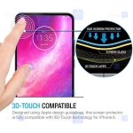 محافظ صفحه نمایش تمام چسب با پوشش کامل موتورولا Full Glass Screen Protector For Motorola One Hyper