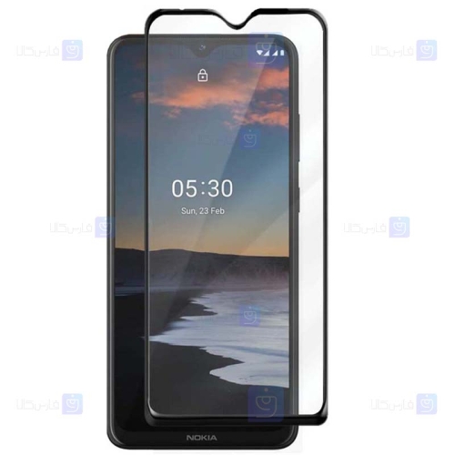 محافظ صفحه نمایش تمام چسب با پوشش کامل نوکیا Full Glass Screen Protector For Nokia 5.3