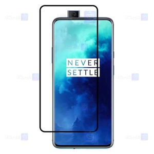 محافظ صفحه نمایش تمام چسب با پوشش کامل وان پلاس Full Glass Screen Protector For OnePlus 7T Pro