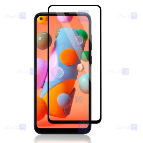 محافظ صفحه نمایش مات تمام چسب با پوشش کامل سامسونگ Full Matte Glass Screen Protector For Samsung Galaxy A11