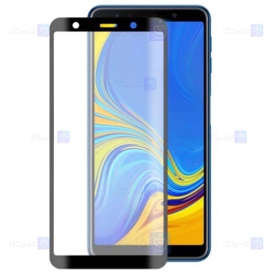 محافظ صفحه نمایش مات تمام چسب با پوشش کامل سامسونگ Full Matte Glass Screen Protector For Samsung Galaxy A7 2018