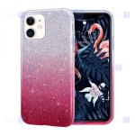 قاب ژله ای اکلیلی اپل Glitter Gradient Color Alkyd Jelly Case Apple iPhone 11