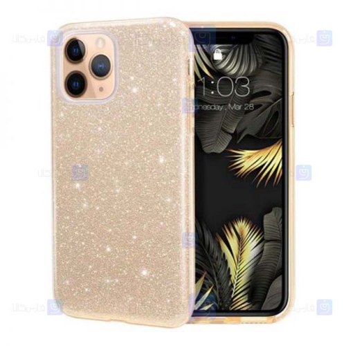 قاب ژله ای اکلیلی اپل Glitter Gradient Color Alkyd Jelly Case Apple iPhone 11 Pro Max