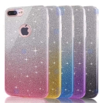 قاب ژله ای اکلیلی اپل Glitter Gradient Color Alkyd Jelly Case Apple iPhone 8 Plus