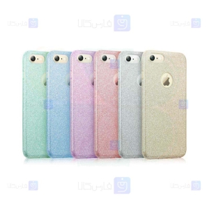قاب ژله ای اکلیلی اپل Glitter Gradient Color Alkyd Jelly Case Apple iPhone SE 2020