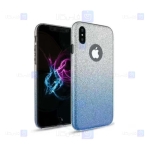 قاب ژله ای اکلیلی اپل Glitter Gradient Color Alkyd Jelly Case Apple iPhone Xs Max
