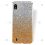 قاب ژله ای اکلیلی سامسونگ Glitter Gradient Color Alkyd Jelly Case Samsung Galaxy A10
