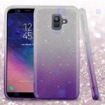 قاب ژله ای اکلیلی سامسونگ Glitter Gradient Color Alkyd Jelly Case Samsung Galaxy A6 2018