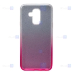 قاب ژله ای اکلیلی سامسونگ Glitter Gradient Color Alkyd Jelly Case Samsung Galaxy A6 Plus 2018