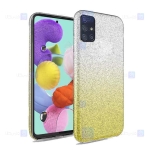 قاب ژله ای اکلیلی سامسونگ Glitter Gradient Color Alkyd Jelly Case Samsung Galaxy A71