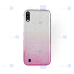 قاب ژله ای اکلیلی سامسونگ Glitter Gradient Color Alkyd Jelly Case Samsung Galaxy M10
