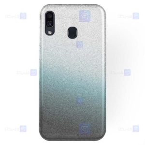 قاب ژله ای اکلیلی سامسونگ Glitter Gradient Color Alkyd Jelly Case Samsung Galaxy M20